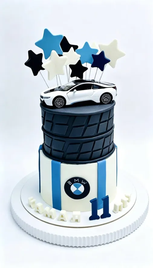 Детский торт «BMW» на 11 лет, день рождения - торт на заказ, «Очень Вкусно», Ставрополь