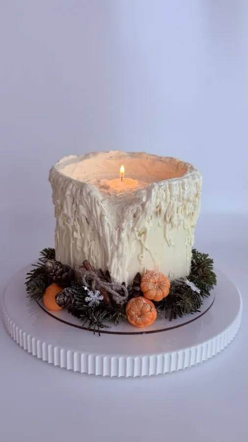3D-торт Свеча, новый год - торт на заказ, «Очень Вкусно», Ставрополь